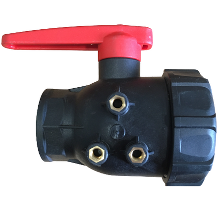 Zawór kulowy 1 1/2" 2-drożny Tecomec