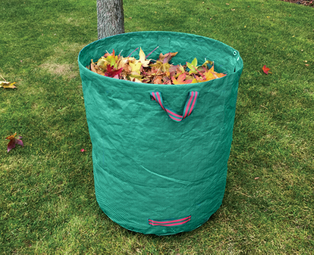 Kosz ogrodowy na liście, trawę z uchwytami 120l