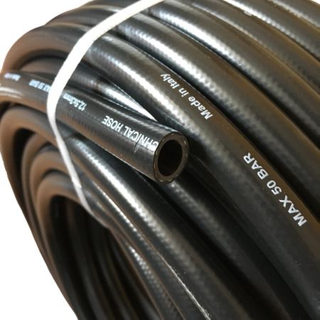 Wąż opryskiwacza 12,5mm 50 bar czarny do ś.o.r. Bradas 50m