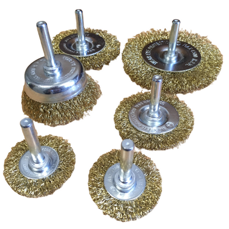 Zestaw szczotek drucianych do wiertarki 6szt