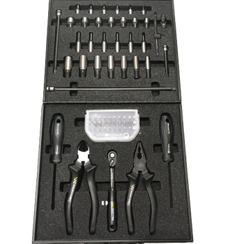 Zestaw nasadek 1/4” w kasecie metalowej WARYŃSKI