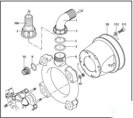 Zaworek pompy AR Annovi Reverberi