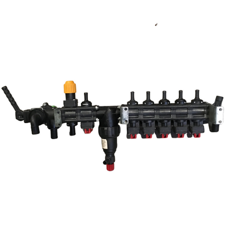 Rozdzielacz zawór 5-sekcyjny opryskiwacza stałociśnieniowy