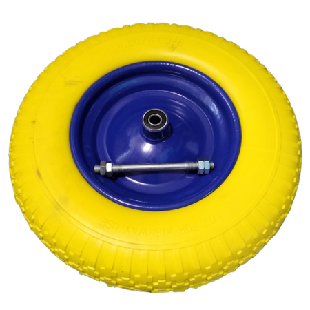 Koło kółko do taczki wózka bezdętkowe pełne 4,00-8