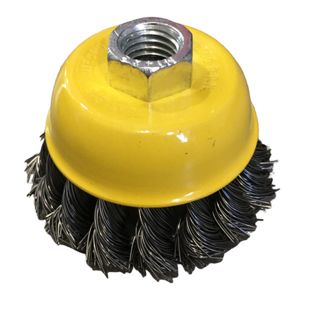 Szczotka druciana drut skręcany M14 85mm