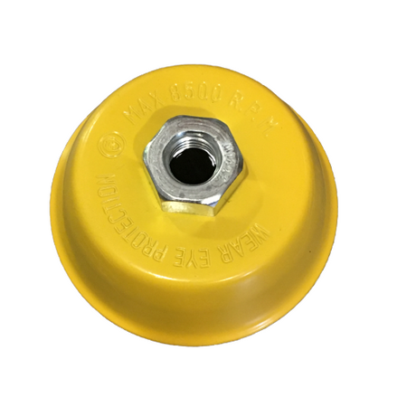 Szczotka druciana drut karbowany M14 125mm