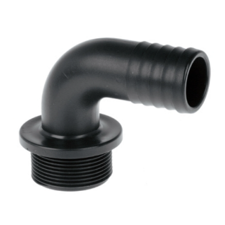 Króciec 90o z gwintem zewnętrznym 1 1/4" x 32