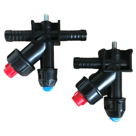 Korpus Rau przelotowy opryskiwacza na śrubkę