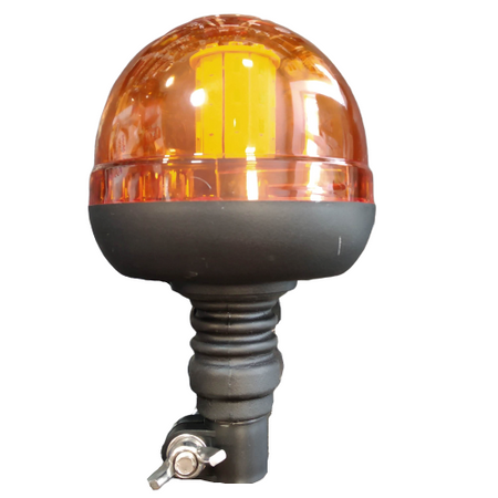 Lampa błyskowa ostrzegawcza kogut 40LED 12/24V trzpień flex