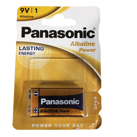 Baterie alkaiczne 9V Panasonic 1szt 6LF22