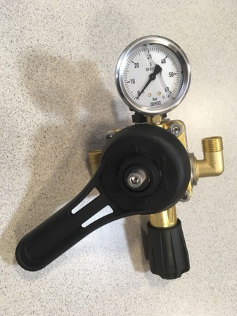 Zawór sterujący sadowniczy Braglia z manometrem