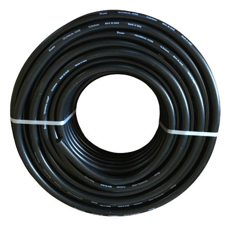 Wąż opryskiwacza 12,5mm 50 bar czarny do ś.o.r. Bradas 50m