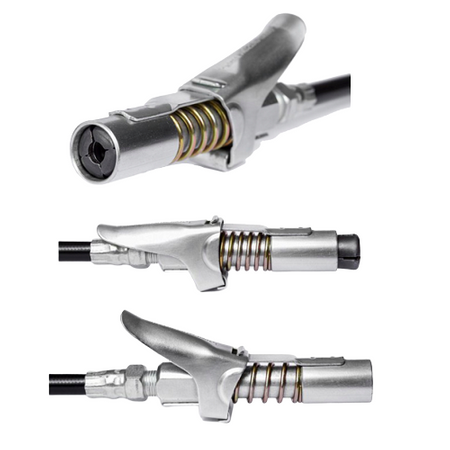 Końcówka 4 szczękowa samoblokująca do smarownic