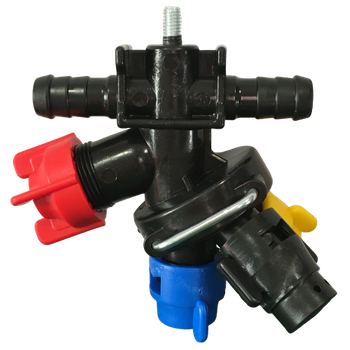 Głowica obrotowa przelotowa RSM opryskiwacza na śrubkę