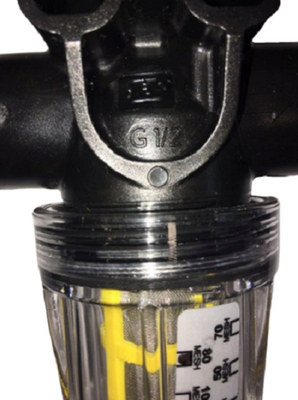 Filtr sekcyjny liniowy opryskiwacza 1/2" z króćcami