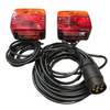 Zestaw lamp tylnych na magnes z przewodem 7,2m z wtyczką