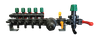 Rozdzielacz zawór stałociśnieniowy 5-sekcyjny opryskiwacza
