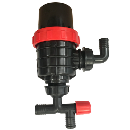 Filtr ssawny opryskiwacza 25mm z zaworem spustowym