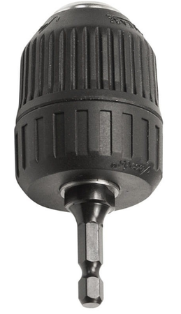 Uchwyt wiertarski samozaciskowy 10mm do wkrętarki 1/4”