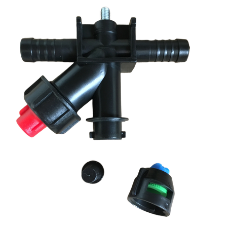 Korpus Rau przelotowy opryskiwacza na śrubkę