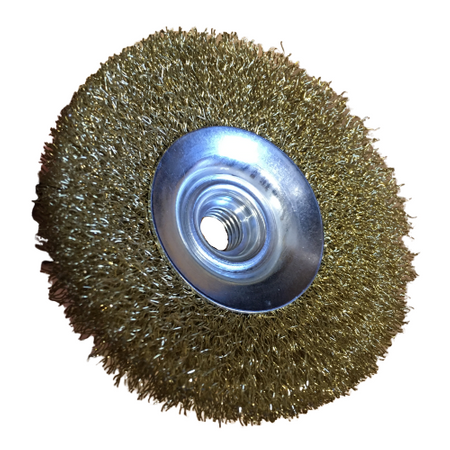 Szczotka druciana talerzowa drut karbowany M14 100mm