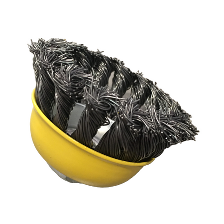 Szczotka druciana drut skręcany M14 85mm