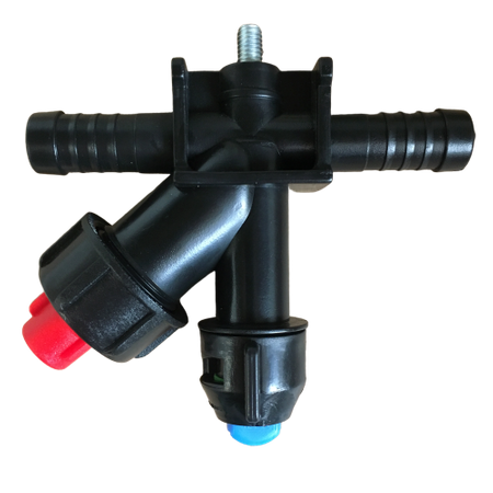 Korpus Rau przelotowy opryskiwacza na śrubkę