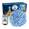 700 LED Lampki choinkowe zewnętrzne 50m czujnik