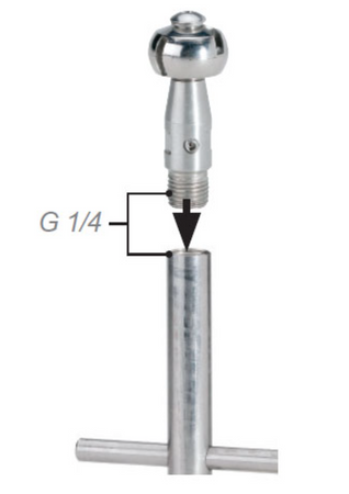 Myjka obrotowa do płukania zbiornika