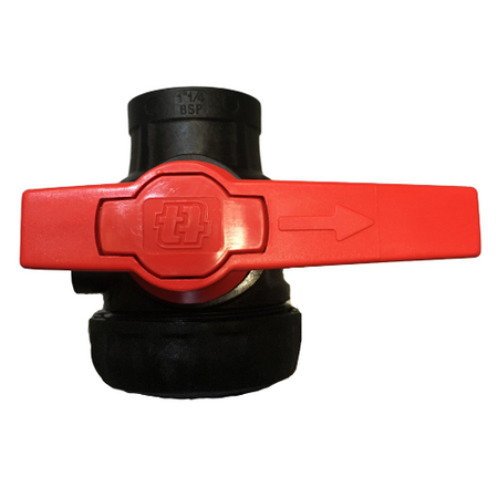 Zawór kulowy 1 1/4" 3-drożny Tecomec