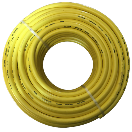 Wąż opryskiwacza 12,5mm 50 bar żółty do ś.o.r. Bradas 50m