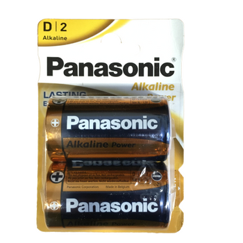 Baterie alkaiczne D Panasonic 2szt LR20