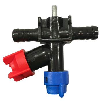 Korpus rozpylacza przelotowy opryskiwacza na śrubkę