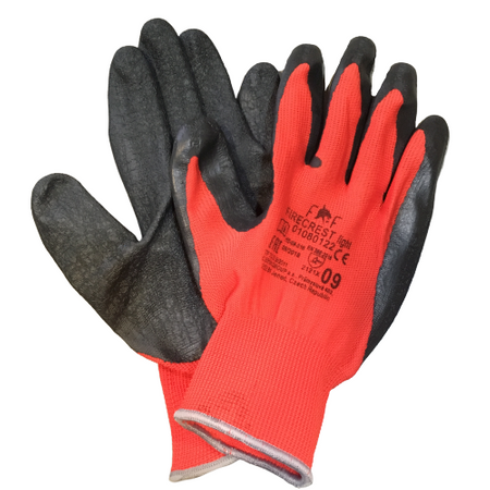 12x Rękawice ogrodnicze powlekane lateksem 9