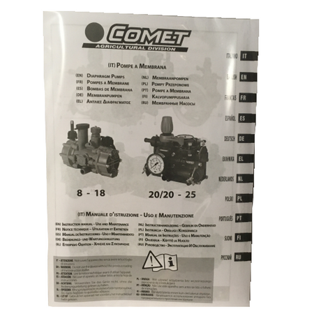 Pompa przeponowo-tłokowa MC 20 COMET