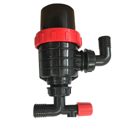 Filtr ssawny opryskiwacza 32mm z zaworem spustowym