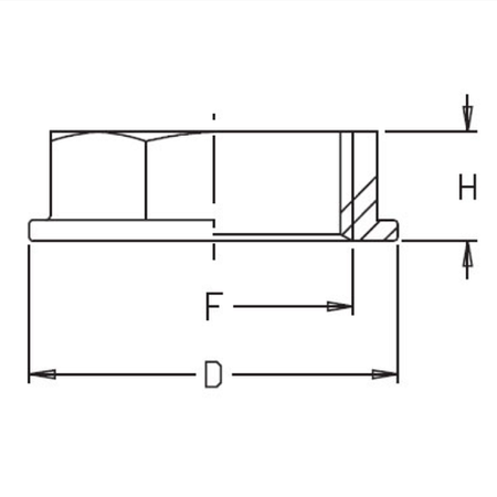 Nakrętka przelotowa 1 1/2"