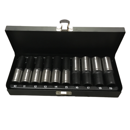 Zestaw nasadek przedłużanych 1/2" 10-19 WARYŃSKI
