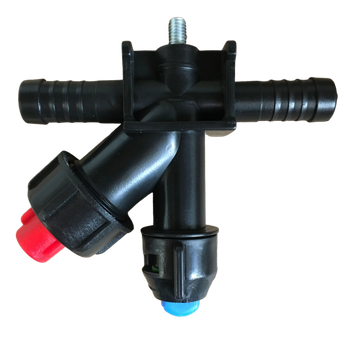 Korpus Rau przelotowy opryskiwacza na śrubkę