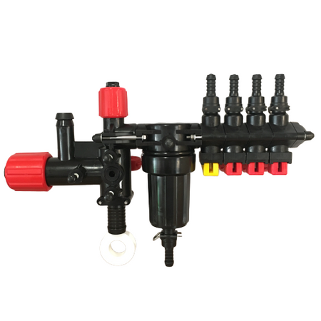 Rozdzielacz zawór 4-sekcyjny opryskiwacza