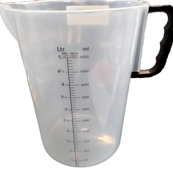 Naczynie kubek kalibracyjny z podziałką 5000ml