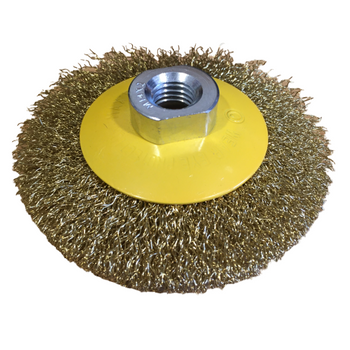Szczotka druciana talerzowa drut karbowany M14 125mm