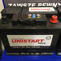 Akumulator UNISTART PLUS 12V 55Ah 470A P+