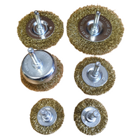 Zestaw szczotek drucianych do wiertarki 6szt