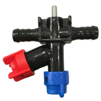 Korpus rozpylacza przelotowy opryskiwacza na śrubkę