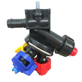 Głowica potrójna opryskiwacza na śrubkę końcowa Arag