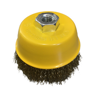 Szczotka druciana drut karbowany M14 100mm