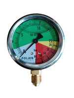 Manometr glicerynowy M63 0-60 bar 1/4”
