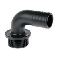 Króciec 90o z gwintem zewnętrznym 1 1/2" x 40